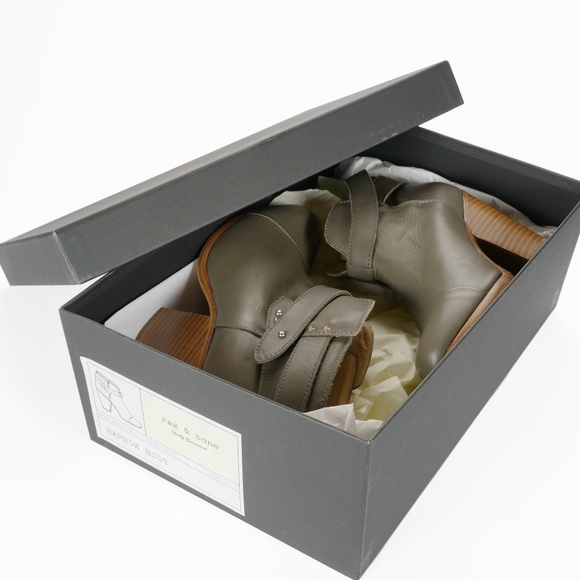 Rag & Bone Taupe Harrow Boot - Size 6 - NEW - Picture 7 of 9